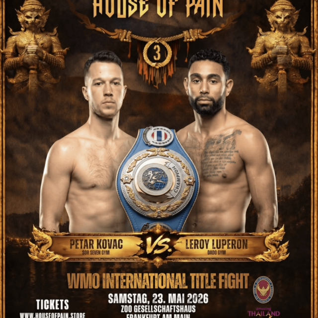 PETAR KOVAC VS LEROY LUPERON INTERNATIONAL TITLE
